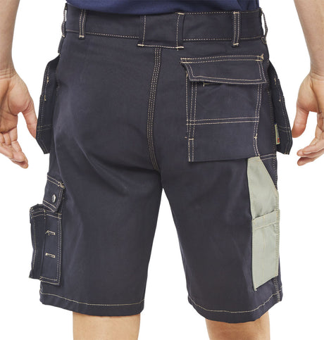 Beeswift Grantham Multi-purpose Pocket Shorts Navy Blue