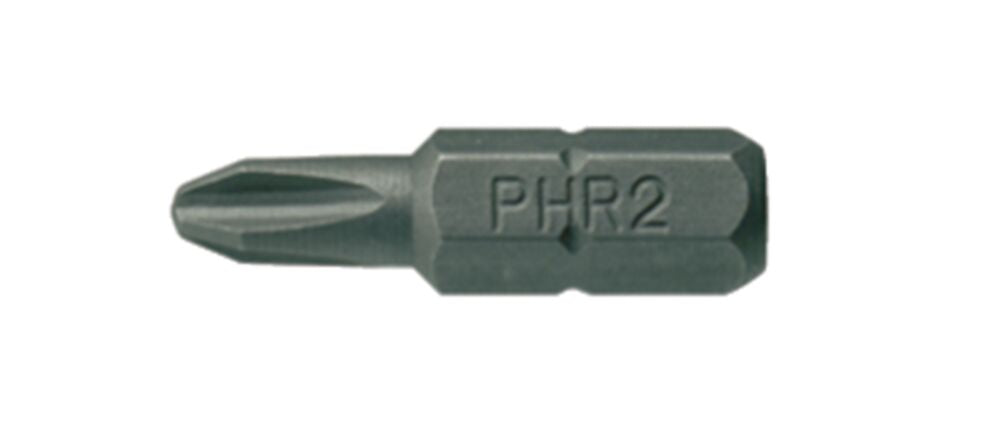 Teng Tools 1/4" PH G Bits 25mm PH2G 10 pcs