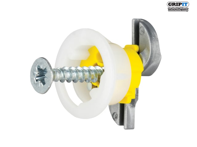 Gripit Yellow Plasterboard Fixings 15mm (Pack 100)