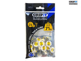 Gripit Yellow Plasterboard Fixings 15mm (Pack 25)