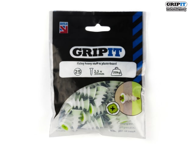 Gripit TwistIT Self-Drive Plasterboard Fixings (Pack 25)