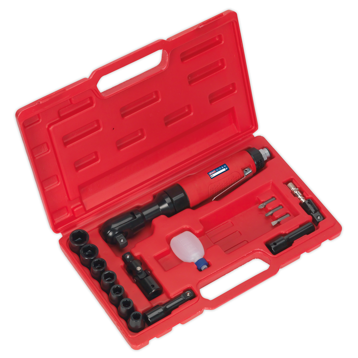 Sealey Air Ratchet Wrench Kit 1/2"Sq Drive