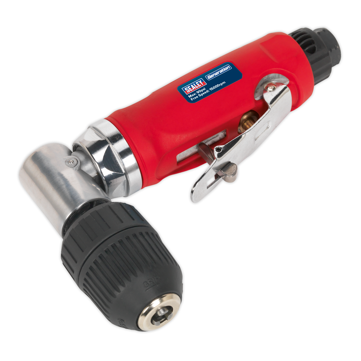 Sealey Air Angle Drill with Ø10mm Keyless Chuck