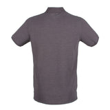 Henbury Micro-Fine Piqué Polo Shirt - Charcoal