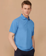 Henbury 65/35 Classic Piqué Polo Shirt - Sky