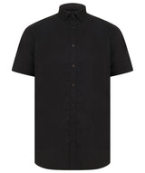 Henbury Modern Short Sleeve Oxford Shirt