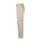 Henbury Women's 65/35 Flat Fronted Chino Trousers