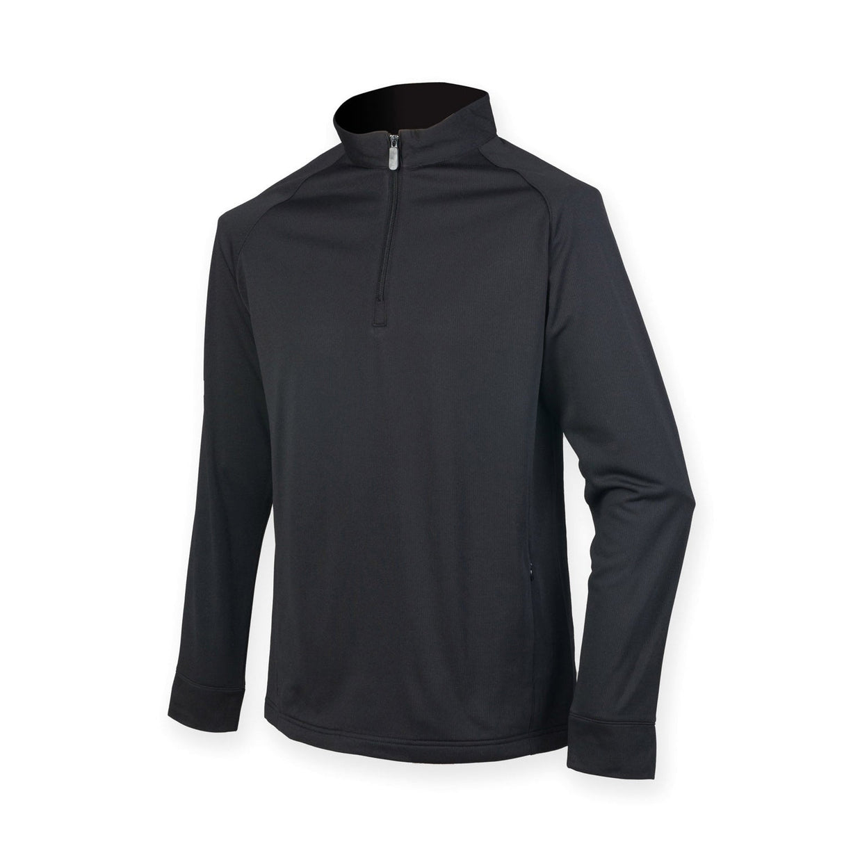 Henbury ¼ Zip Top With Wicking Finish