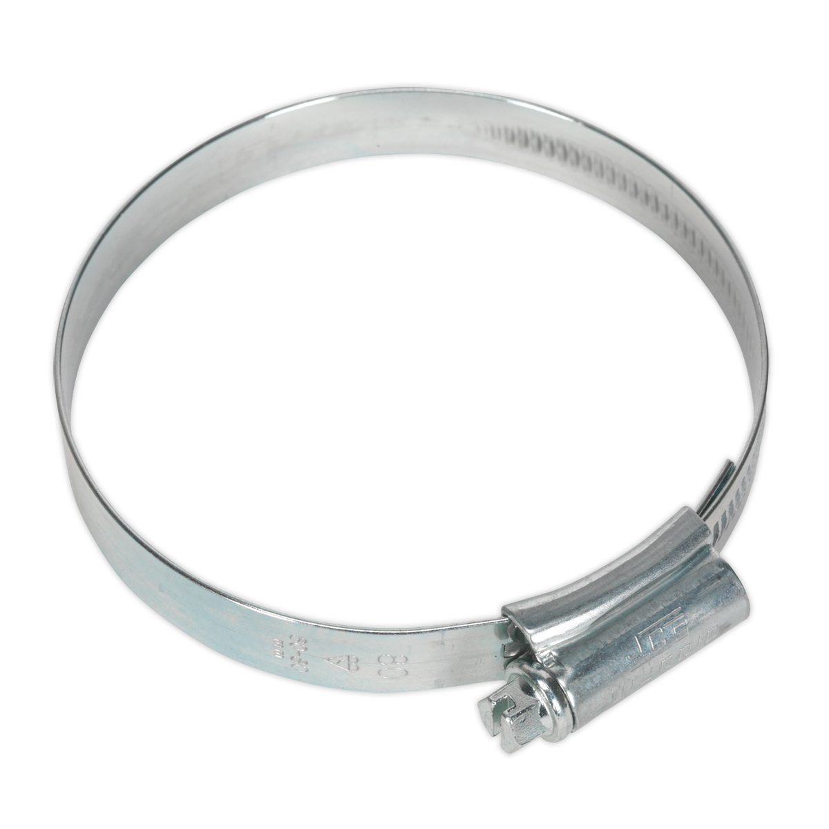 Sealey HI-GRIP® Hose Clip Zinc Plated Ø60-80mm Pack of 10