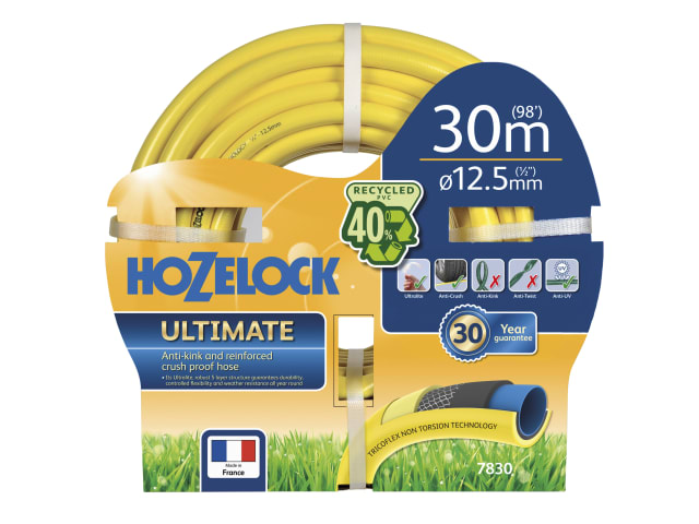 Hozelock 7830 Ultimate Hose 30m 12.5mm (1/2in) Diameter