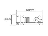 Squire CombiBolt 4 Re-Codable Locking Bolt Black 120mm