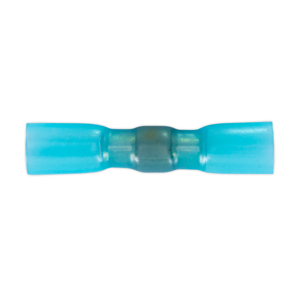 Sealey Heat Shrink Butt Connector with Crimp & Solder Blue Pack of 25
