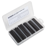 Sealey Heat Shrink Tubing Assortment 95pc 100mm Black