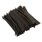 Sealey Heat Shrink Tubing Black 200mm 100pc
