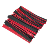 Sealey Heat Shrink Tubing Assortment 72pc Black & Red Adhesive Lined 200mm