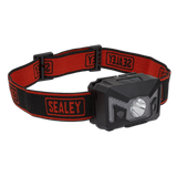 Sealey Rechargeable Head Torch 3W SMD LED Auto-Sensor