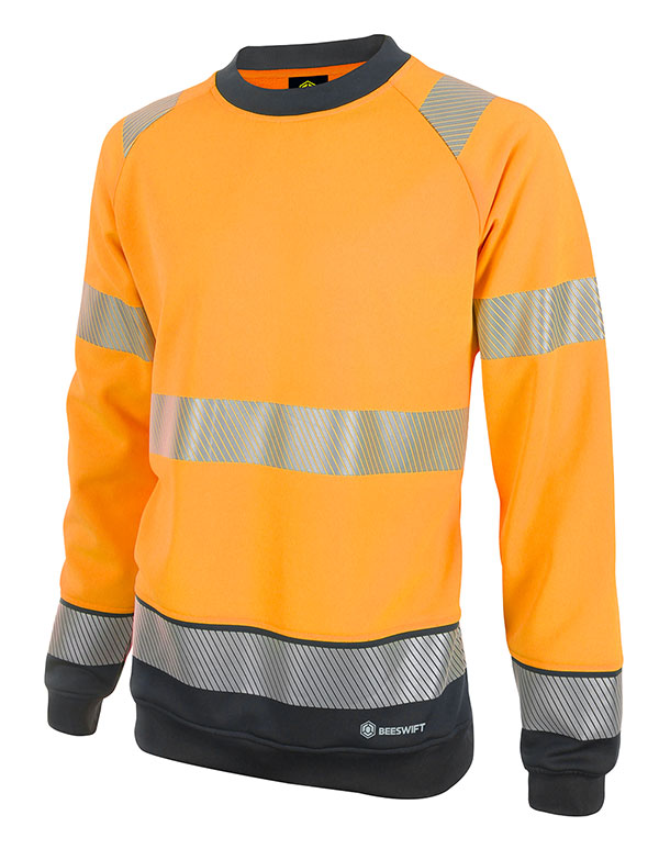 Beeswift Hivis Two Tone Sweatshirt