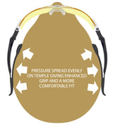 Beeswift H60 Ergo Temple Cover Spectacles Clear