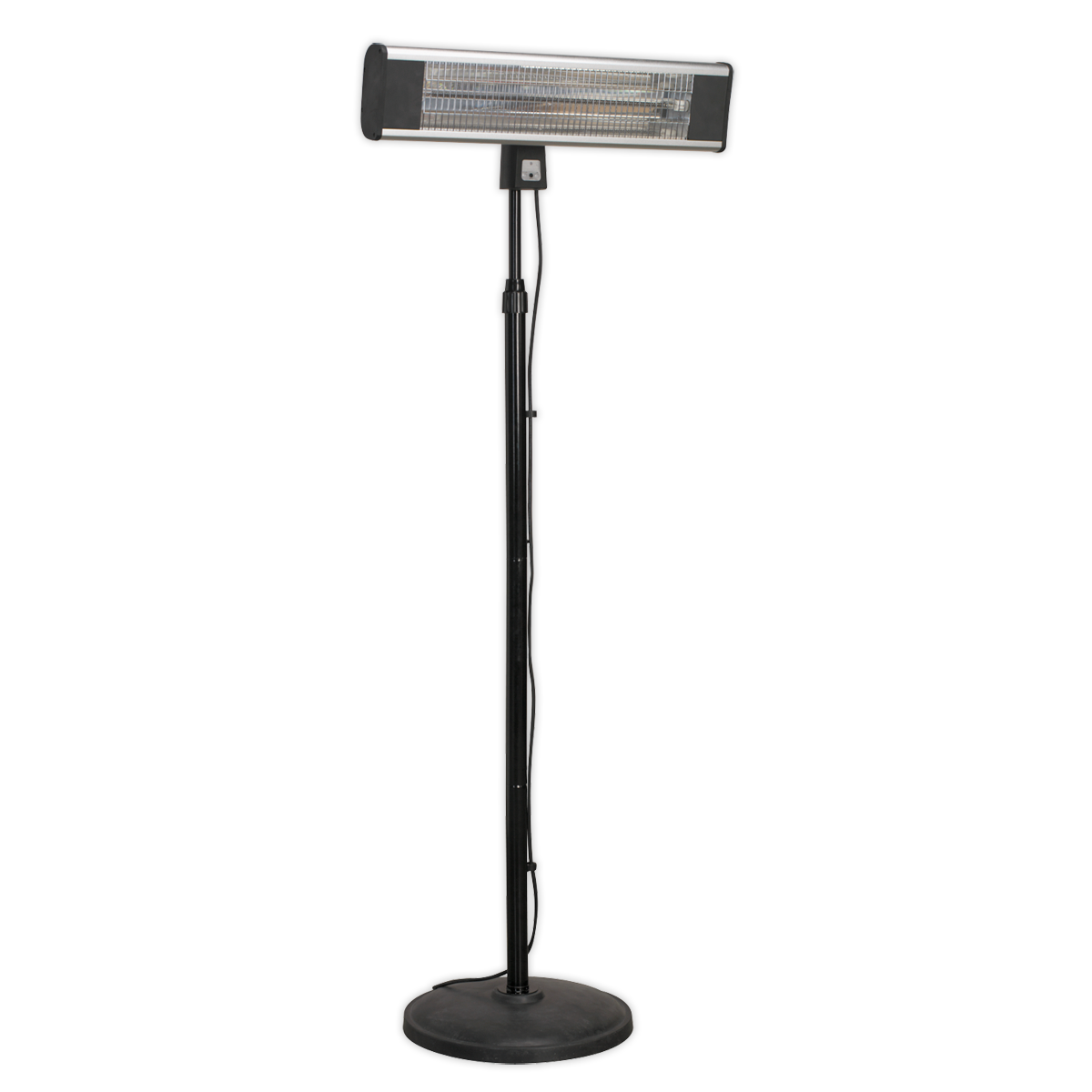 Sealey High Efficiency Carbon Fibre Infrared Patio Heater 1800W/230V with Telescopic Floor Stand