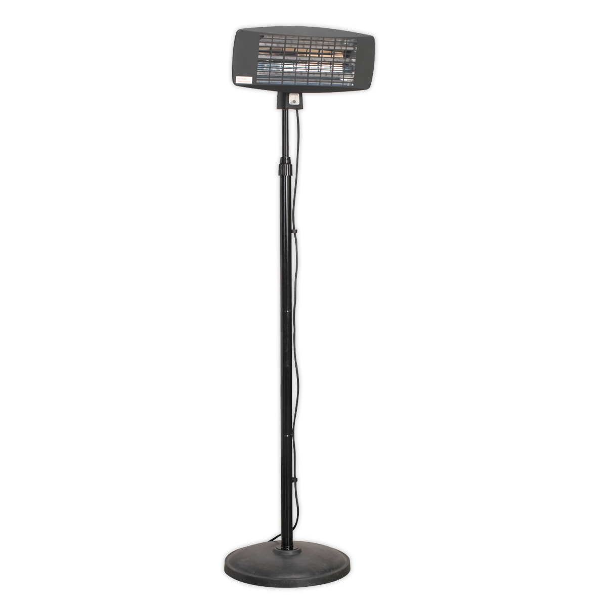 Sealey Infrared Quartz Patio Heater 2000W/230V with Telescopic Floor Stand