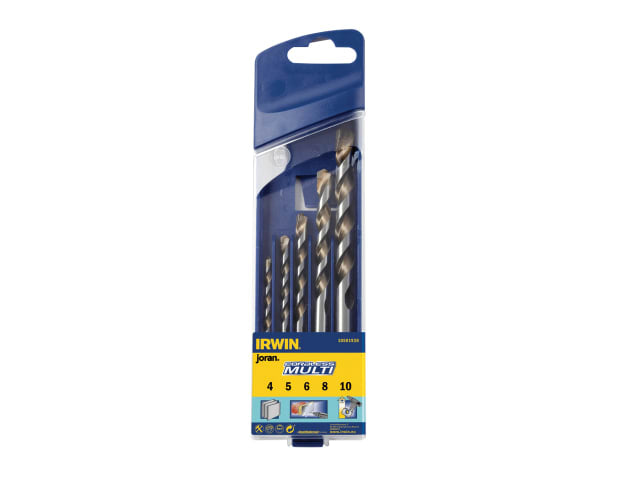 IRWIN® Cordless Multi-Purpose Drill Bit Set, 5 Piece 4-10mm