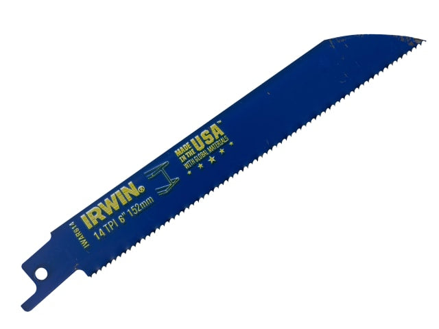 IRWIN® 614R Sabre Saw Blade Metal Cutting 150mm 14 TPI Pack of 25