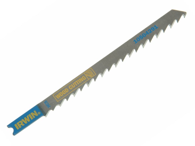 IRWIN® U101BP Jigsaw Blades Wood Cutting Pack of 5