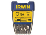 IRWIN® TORX Power Insert Bits TX20 50mm (Pack 5)