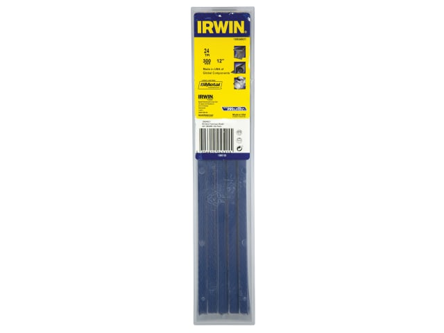 IRWIN® Bi-Metal Hacksaw Blades 300mm (12in) x 24 TPI Pack 100