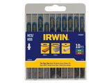 IRWIN® HCS/HSS T-Shank Jigsaw Blade Set, 10 Piece