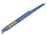 IRWIN® 956R Sabre Saw Blade Nail Embedded Wood Cutting 225mm Pack of 2