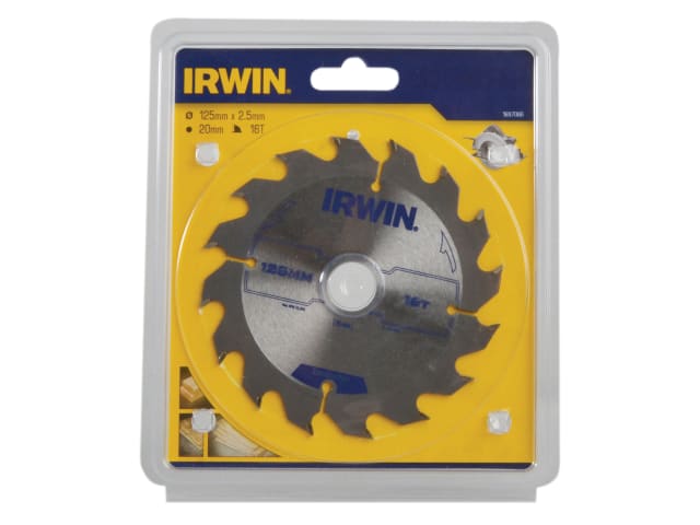 IRWIN® Construction Circular Saw Blade 125 x 20mm x 16T ATB