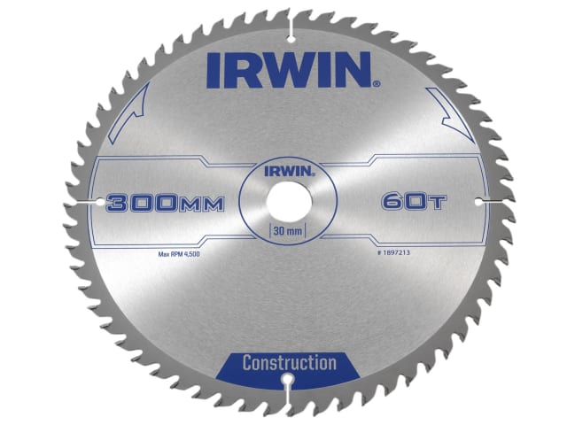 IRWIN® General Purpose Table & Mitre Saw Blade 300 x 30mm x 60T ATB