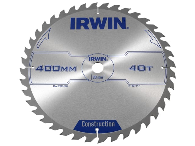 IRWIN® General Purpose Table & Mitre Saw Blade 400 x 30mm x 40T ATB