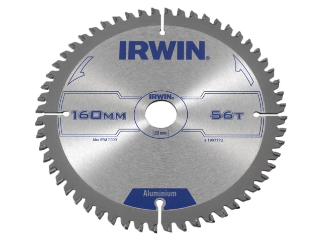 IRWIN® Professional Aluminium Circular Saw Blade 160 x 20mm x 56T TCG