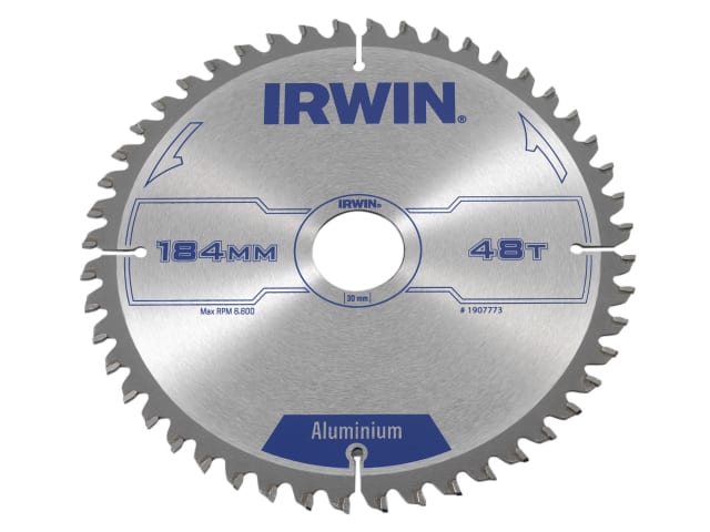 IRWIN® Professional Aluminium Circular Saw Blade 184 x 30mm x 48T TCG