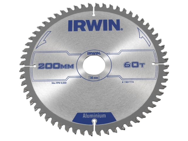 IRWIN® Professional Aluminium Circular Saw Blade 200 x 30mm 60T TCG