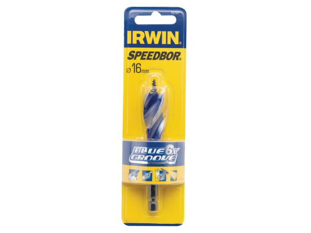 IRWIN® Blue Groove 6X Stubby Wood Bit 16 x 100mm