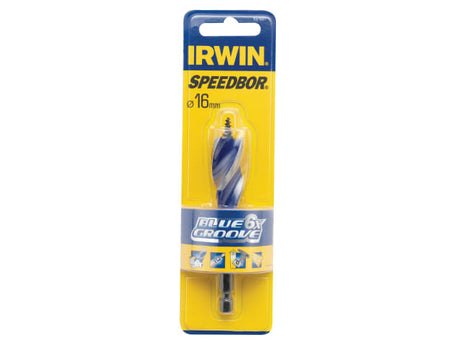 IRWIN® Blue Groove 6X Stubby Wood Bit 16 x 100mm