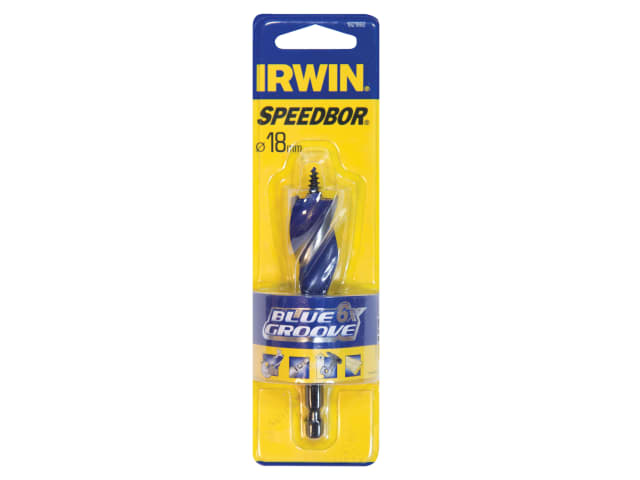 IRWIN® Blue Groove 6X Stubby Wood Bit 18 x 100mm