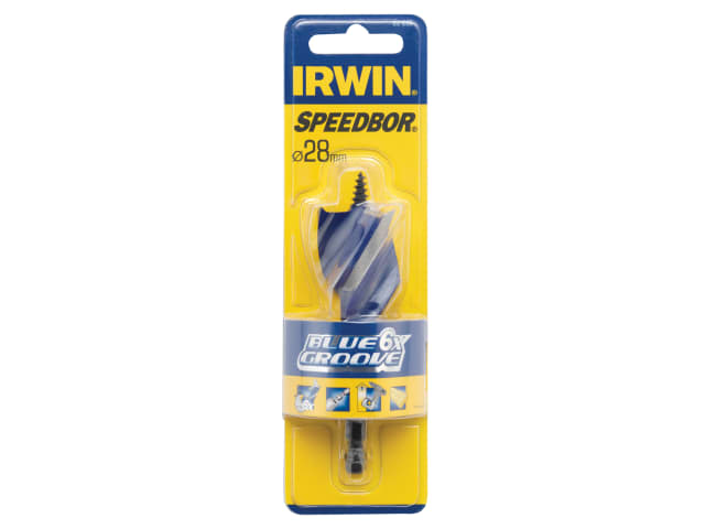 IRWIN® Blue Groove 6X Stubby Wood Bit 28 x 100mm