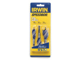 IRWIN® Blue Groove 6X Stubby Wood Bit Set, 3 Piece 16-25mm