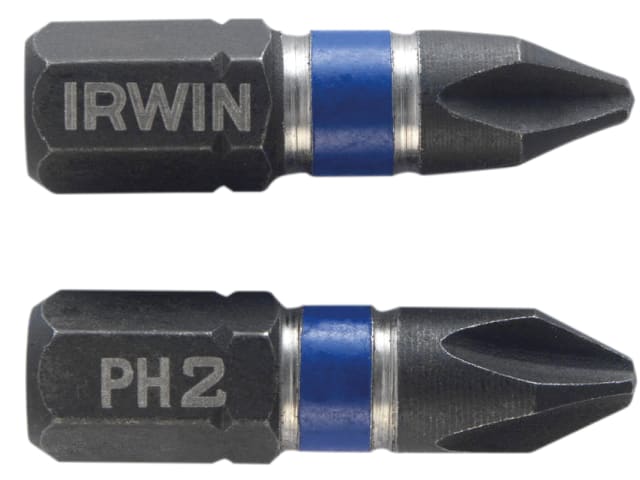 IRWIN® Impact Screwdriver Bits Phillips PH2 25mm (Pack 20)