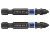 IRWIN® Impact Screwdriver Bits Phillips PH2 50mm (Pack 2)