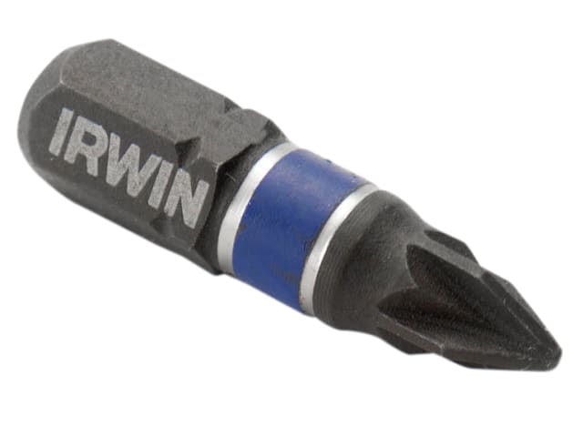 IRWIN® Impact Screwdriver Bits Pozi PZ1 25mm (Pack 2)