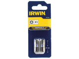 IRWIN® Impact Screwdriver Bits Pozi PZ1 25mm (Pack 2)