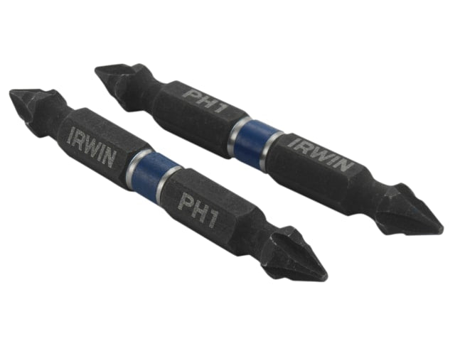 IRWIN® Impact Double-Ended Screwdriver Bits Phillips PH1 60mm (Pack 10)