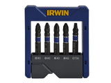 IRWIN® Phillips/Pozi/TORX Impact Screwdriver Pocket Bit Set, 5 Piece