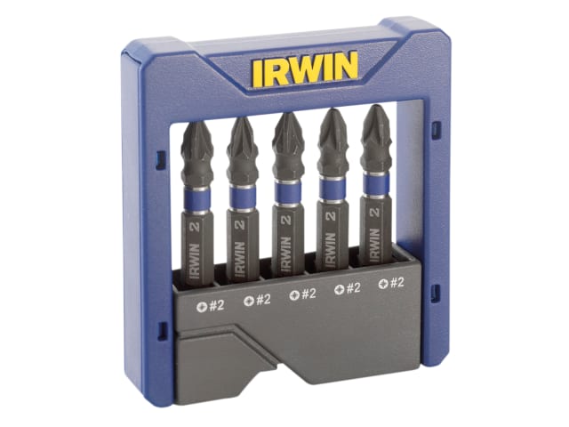 IRWIN® Pozidriv Impact Screwdriver Pocket Bit Set, 5 Piece