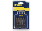 IRWIN® Pozidriv Impact Screwdriver Pocket Bit Set, 5 Piece